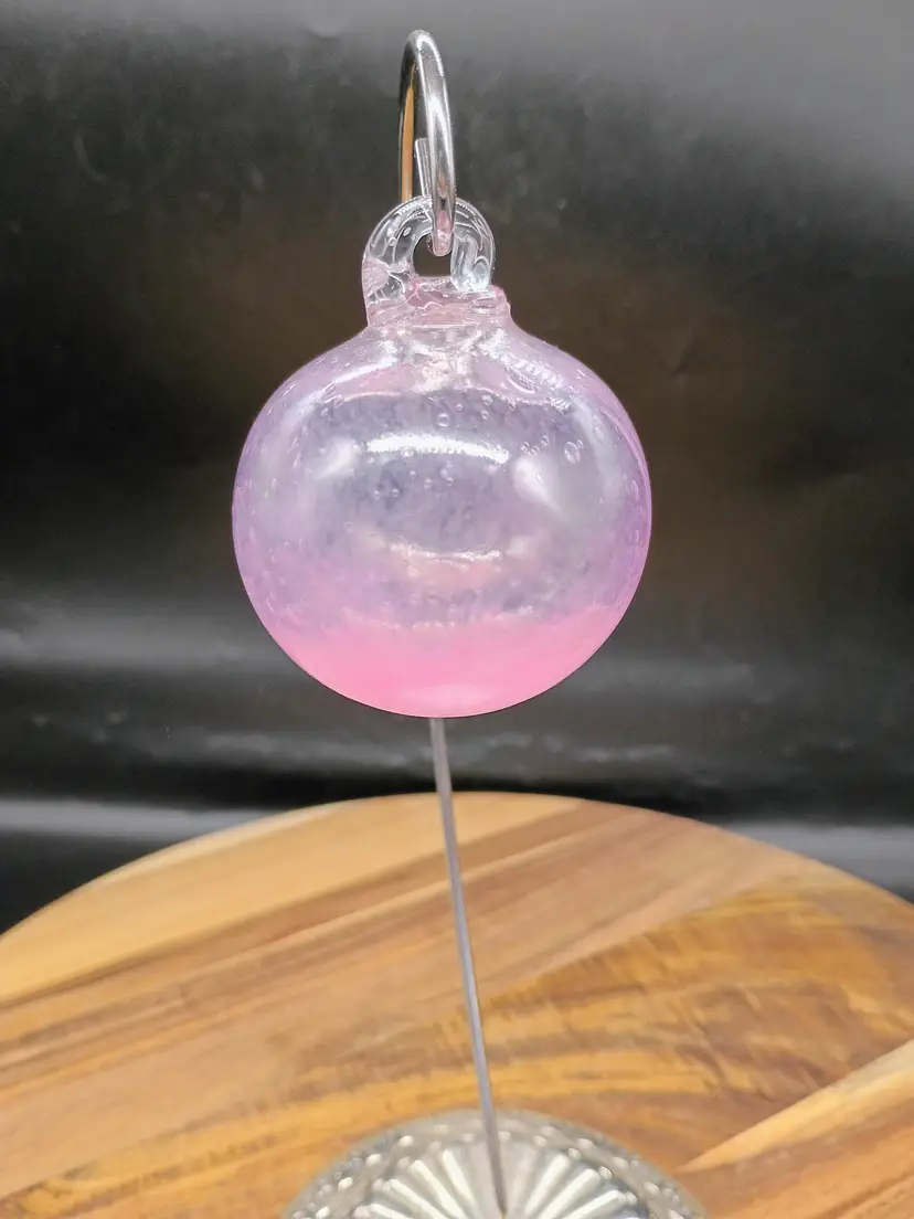 Hand Blown Art Glass  Orb Witch Ball Suncatcher Christmas Ornament  2.-2.5" Choose Color
