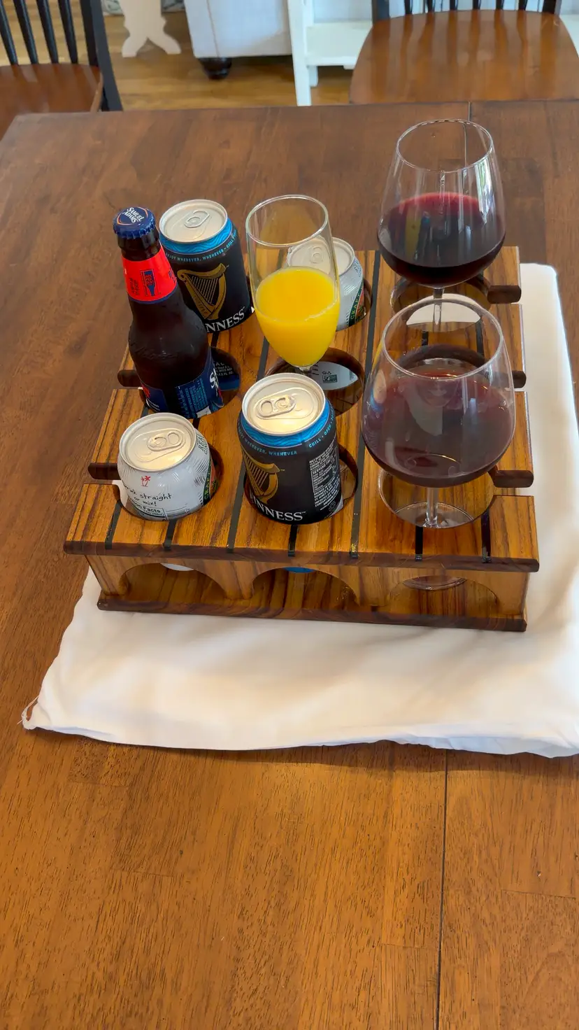 Teak Boat Cup Holder
