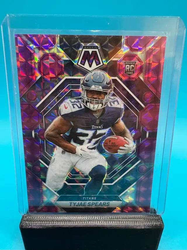 Tyjae Spears Mosaic Purple /49 RC Tennessee Titans