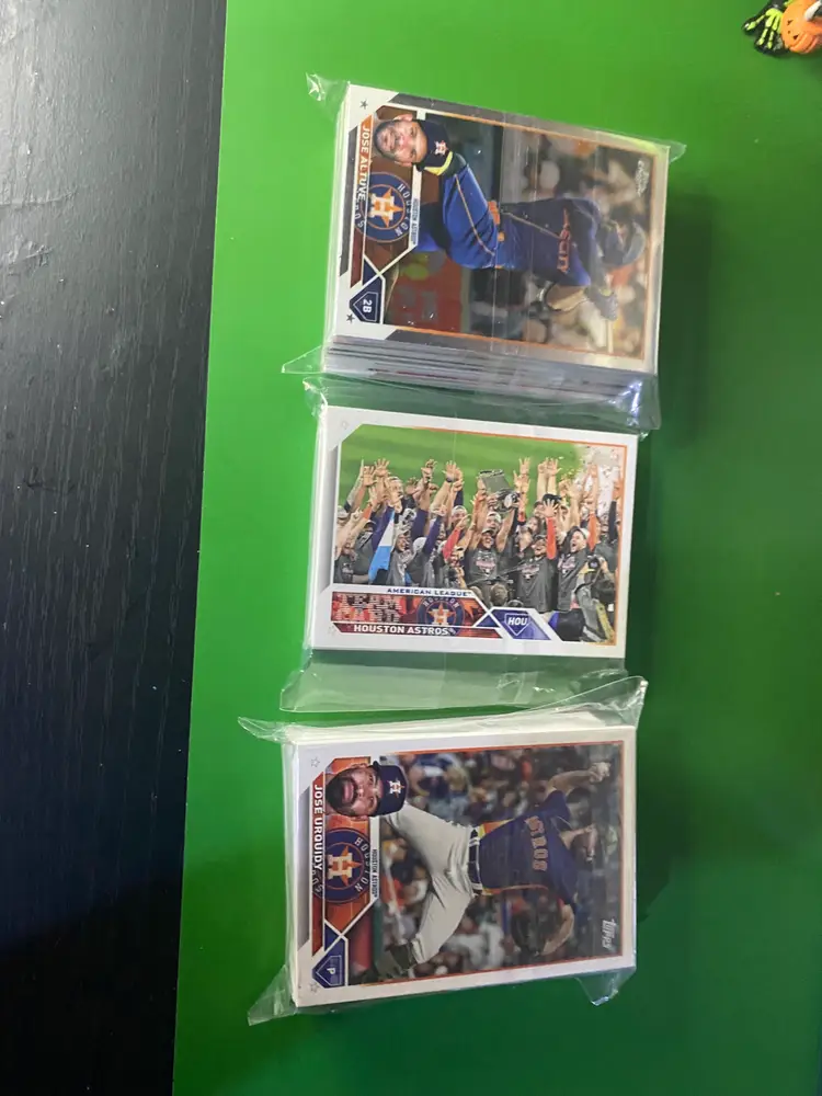 2023 Chrome and S1 Houston Astros Base Cards