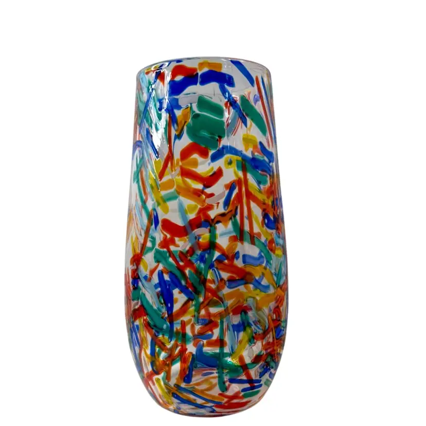 Confetti Art Glass Vase 11β Pier 1 Imports Multicolor