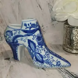 Vtg Baum Bros Styles Eyes Ceramic Shoe Boot  • Planter/Trinket/Paperweight