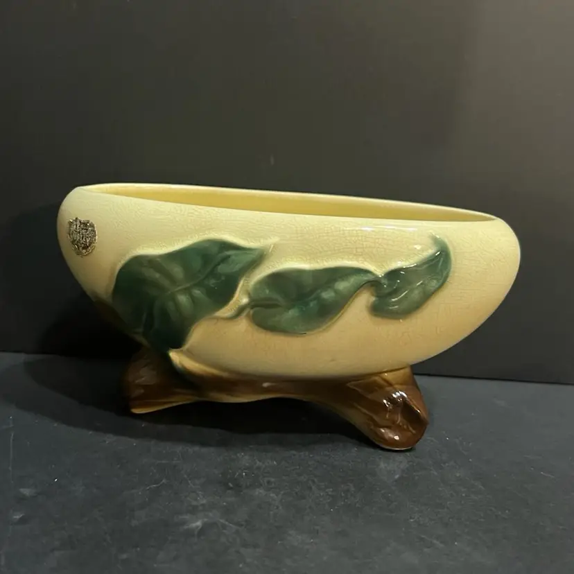 Royal Copley Vintage Ivy Planter ~3.75” x 7.75” x 4”