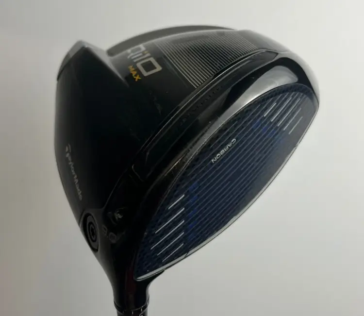 TaylorMade Qi10 Max 9* Driver - HZRDUS Black 60G Stiff Flex - Very Good w/ HC