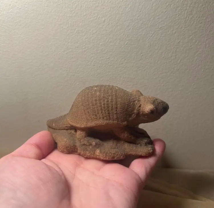 Stone Carved Armadillo