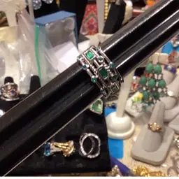 Pretty Blue Stone Ring 8