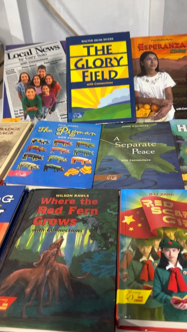 Middle School Hardcover Book Lot Of 19 Holt Leveled Readers With Connections - Classic Titles