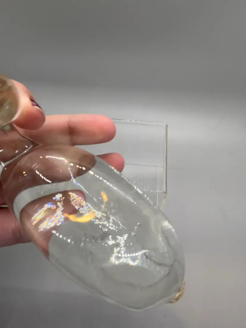 24160 Clear Glass Whale 5.5”