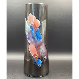 Signed, Michael A. Ramsen Ceramic Vase With Abstract Pattern