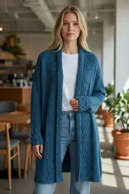Elegant Teal Open-Front Cardigan
Irelandseye