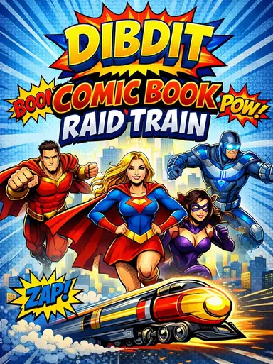 Comic Book Raid Train! 