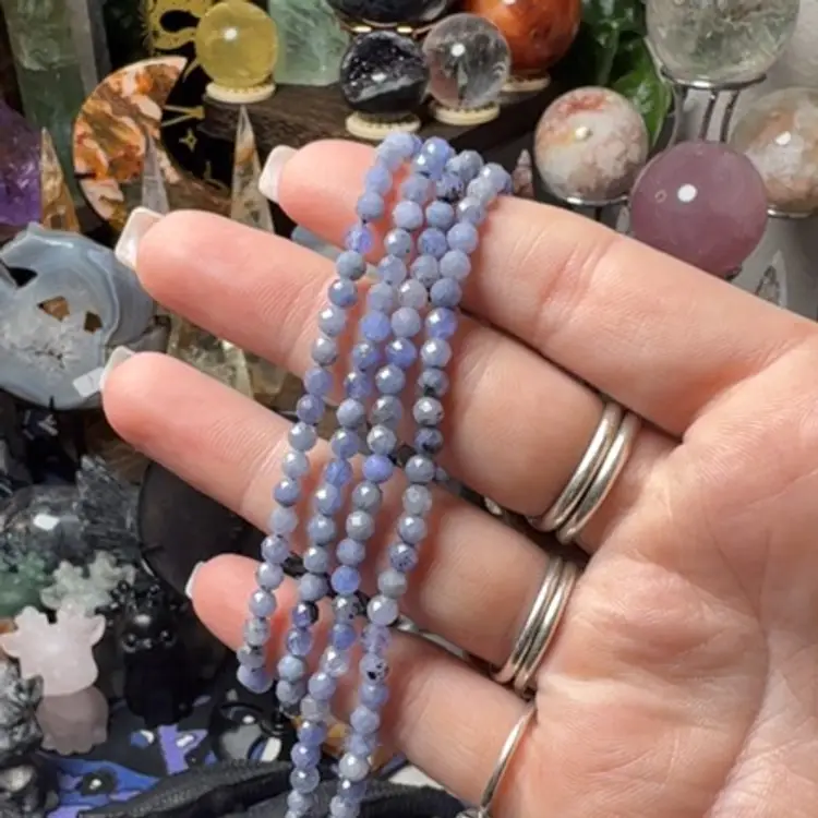 Tanzanite 4mm Faceted Bracelet