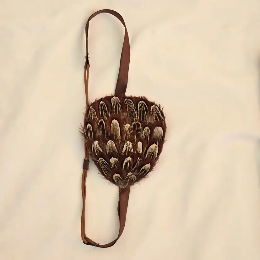 PHEASANT Feather Pad Hatband Stretch Band Unbranded Handmade