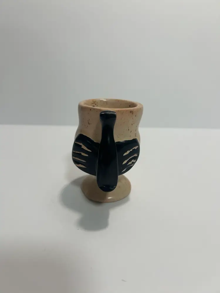 Soapstone Egg Cup/Candle Holder - Elephant Hand Carved