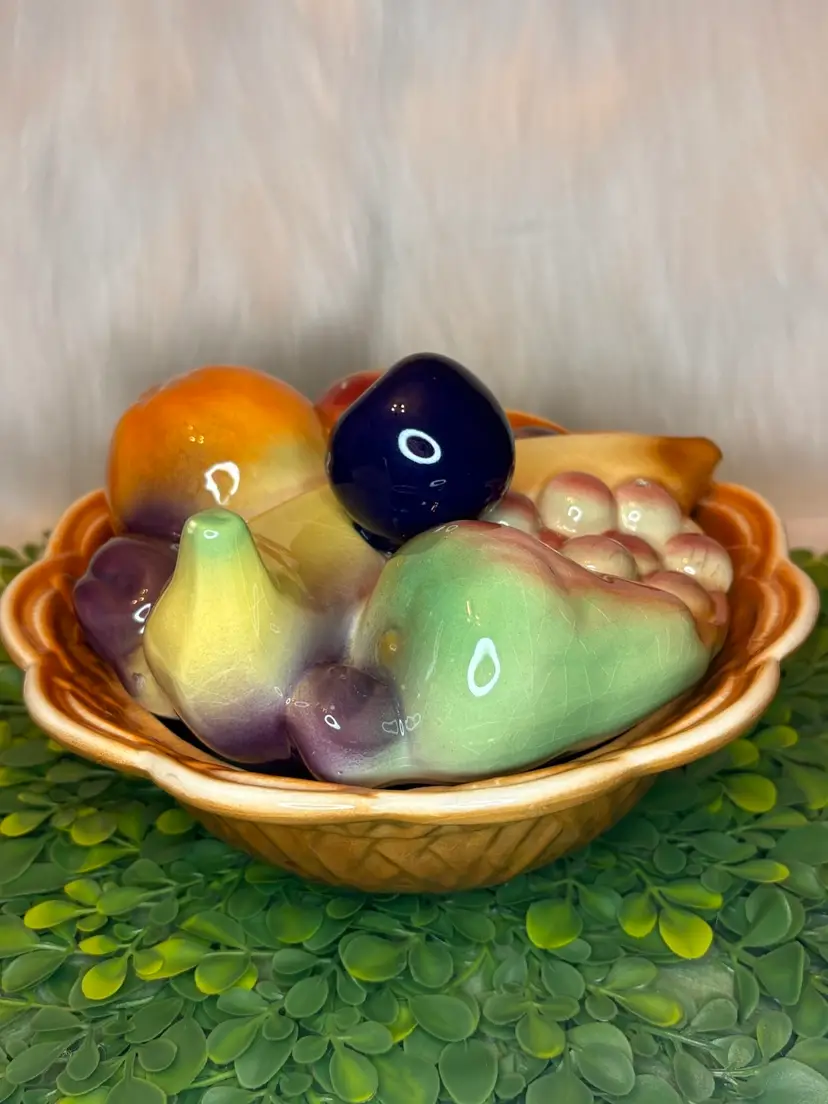 Vintage Lane & Co. California Pottery Fruit Bowl