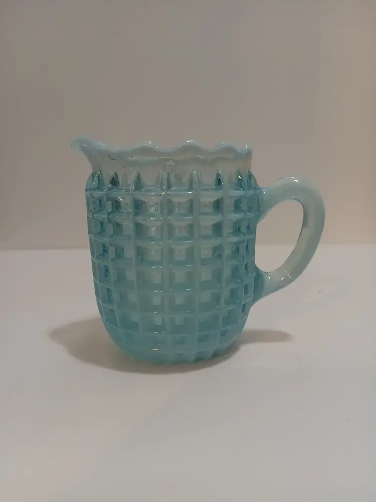 AJ Beatty Opalescent Honeycomb Creamer