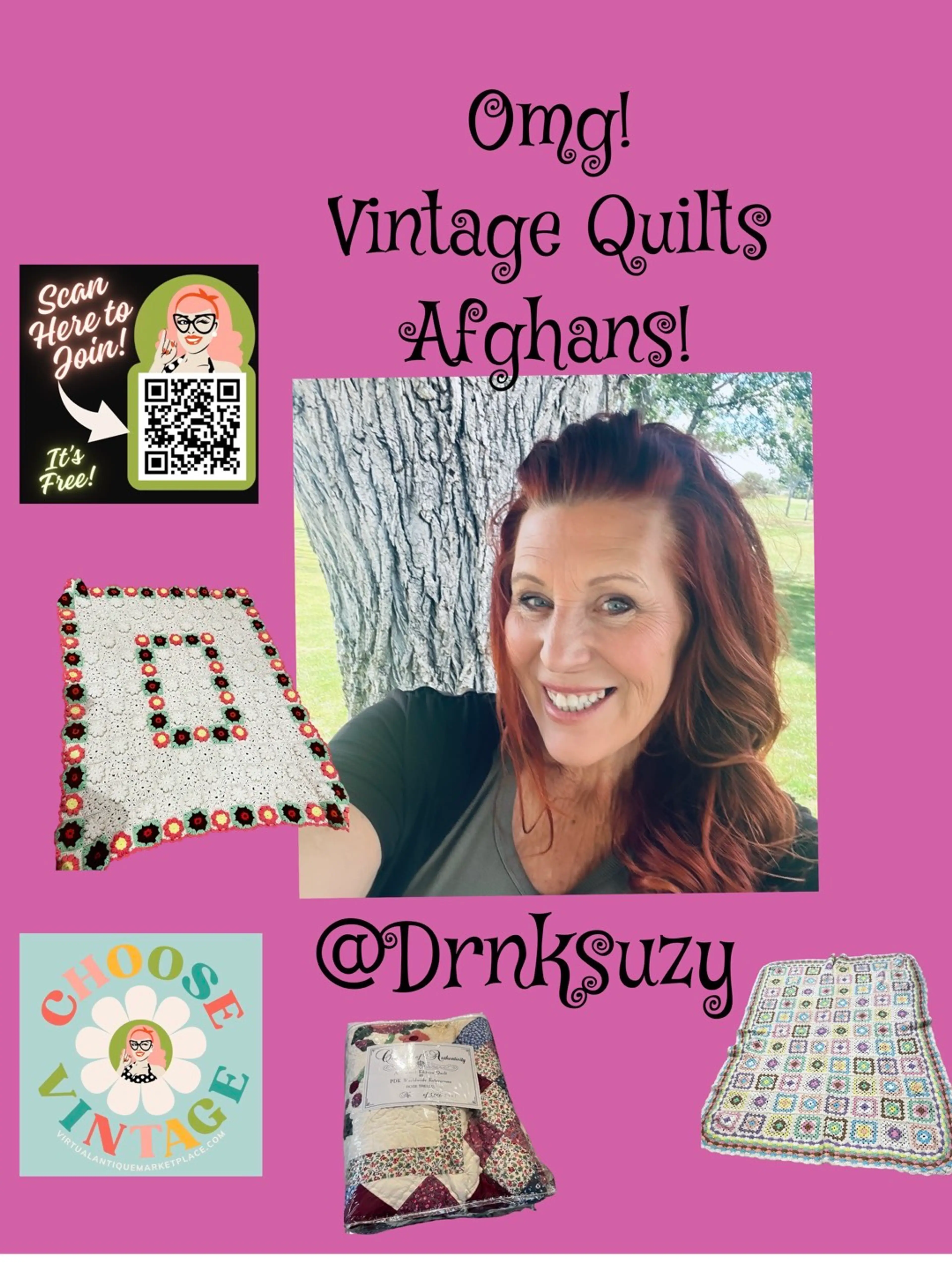 ❤️OMG! Vintage Quilts, Afghans, Pillows