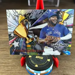 Vladimir Guerrero Jr. 2022 Stadium Club Chrome Trophy Hunters Insert Toronto Blue Jays