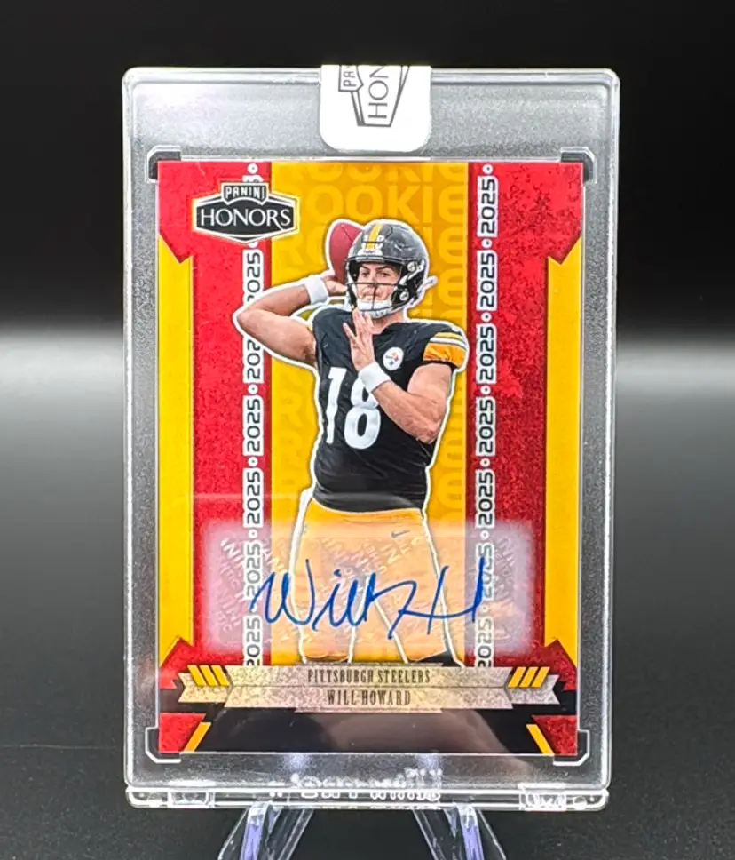 2025 Panini Will Howard #12 RC AU SN35