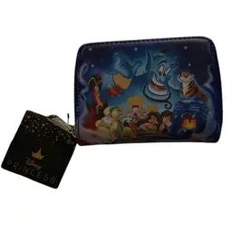 Loungefly Disney Aladdin 30th Anniversary Zip Around Wallet