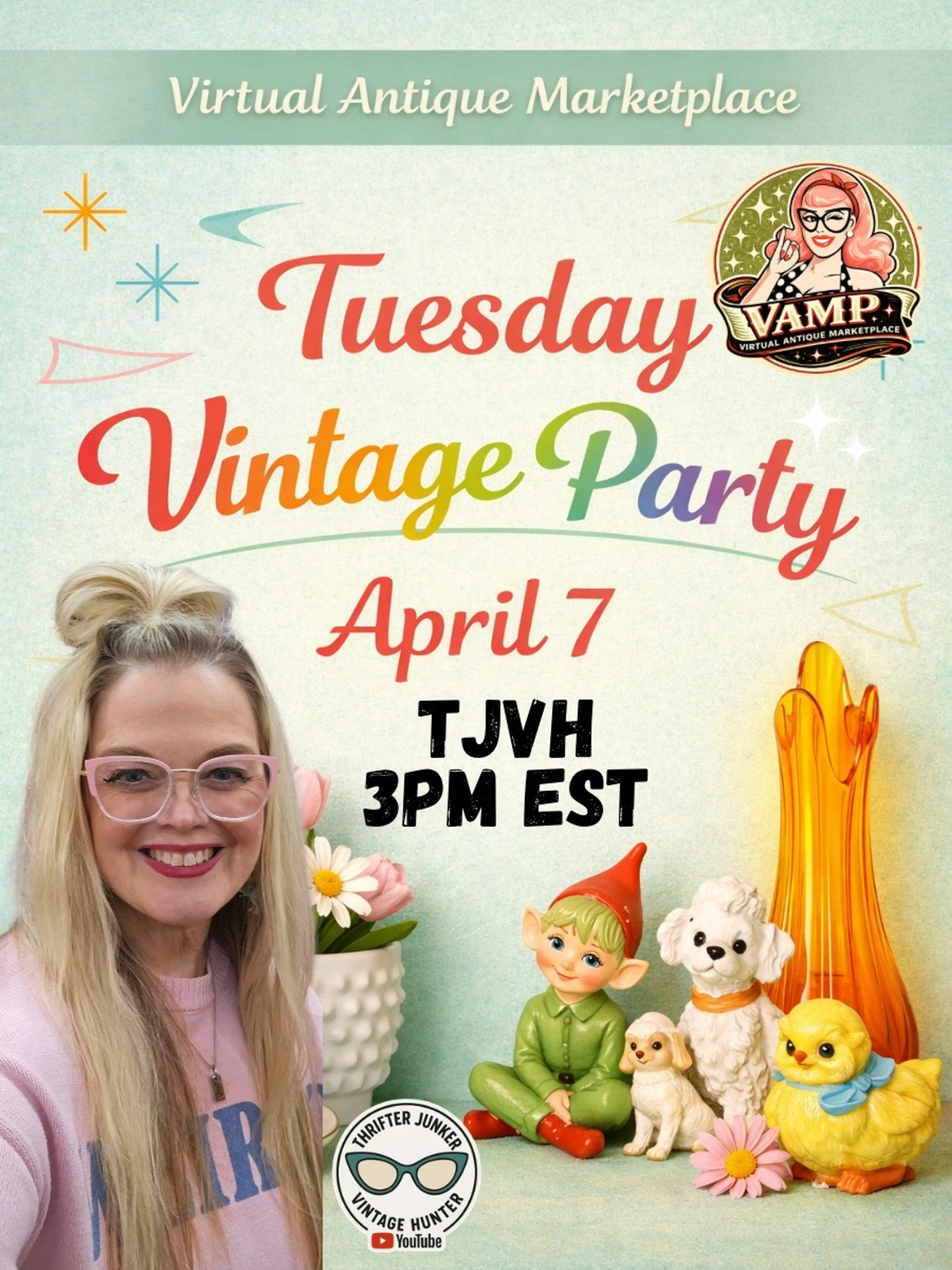 Tuesday Vintage Party Vintage Variety Live Sale With TJVH 