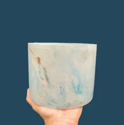 5” Take 2 Teal & Orange Concrete Planter