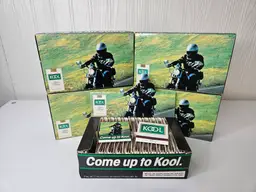 Lot of 5 Vintage 1980s Kool Cigarette Matchbook Display Boxes each w/ 50 Matchbooks