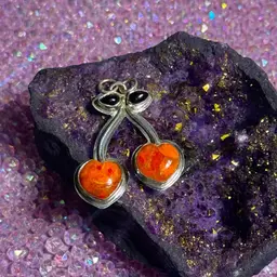 Sterling Silver Cherry Pendant