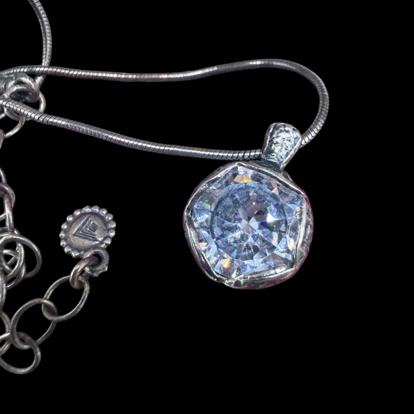 Sterling silver Silpada Cinema star pendant necklace