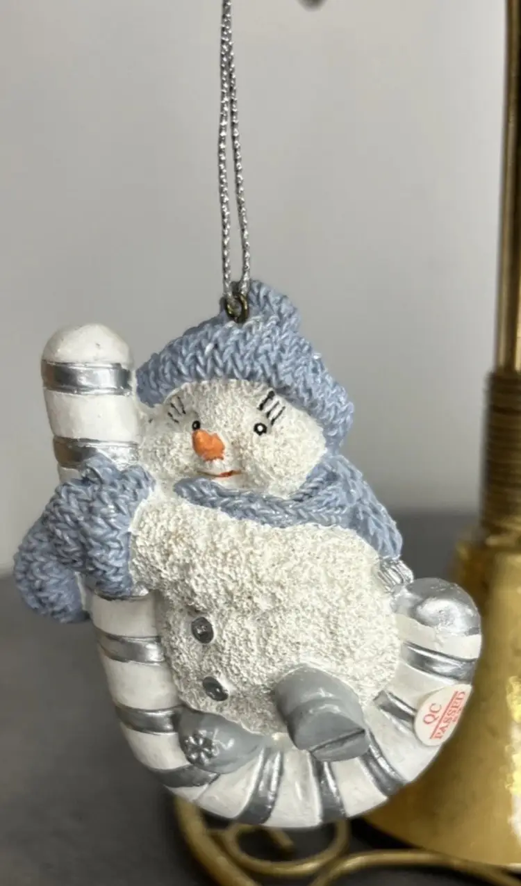 Vintage Encore Snow Buddies Christmas Tree Ornaments Lot/5