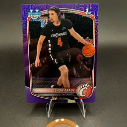 Shon Abaev  #/250 2025-26 Bowman Basketball University Of Cincinnati