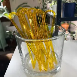 Mini Trellis Transparent Yellow - 7.5x1.5