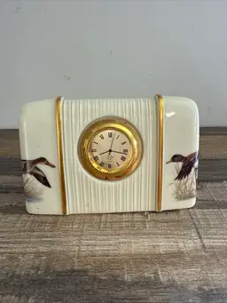 Lenox Fine China Duck Table Clock
