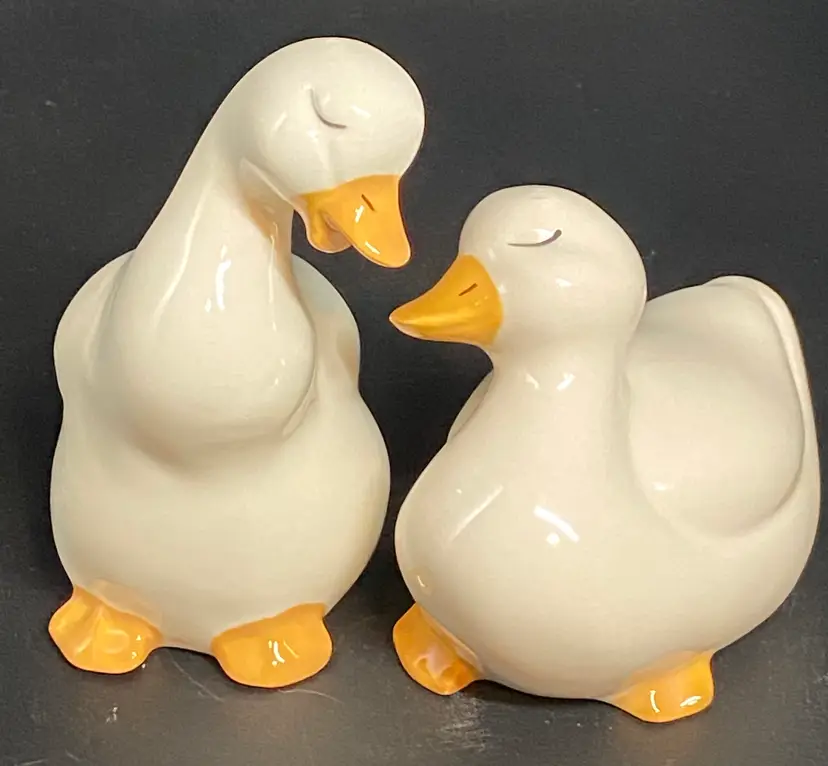 Two Lasting Products Inc. Duck Figurines, 4.5" Tall and 3.25" Tall