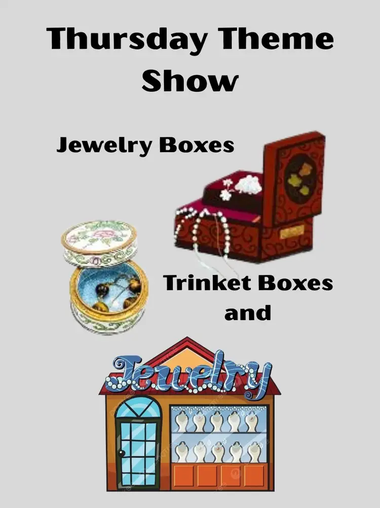 Wood, Porcelain, Enameled Jewelry Boxes AND Juliana, West Germany Etc.