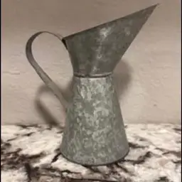 galvanized Pitcher