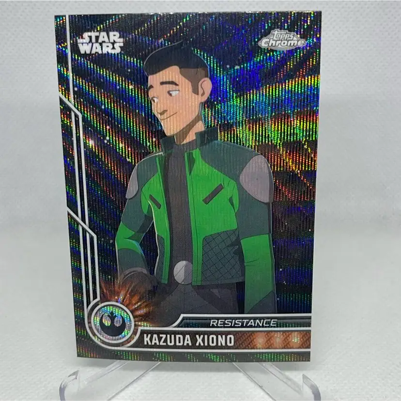 2023 Topps Star Wars Chrome Black Wave Kazuda Xiono Resistance