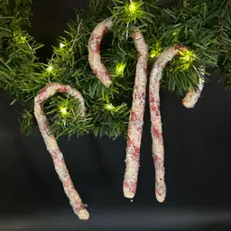 Spun Cotton Candy Canes (3)