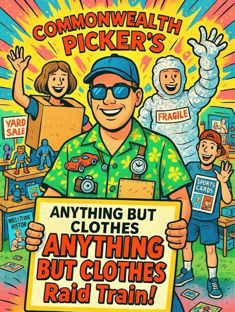 Anything But Clothes Train Raid!!