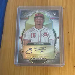 Noelvi Marte - Cincinnati Reds
2024 Topps Triple Threads RC 
Autograph #97/199