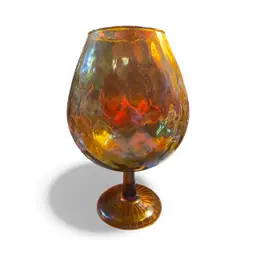 Empoli Optic Amber Snifter 9”
