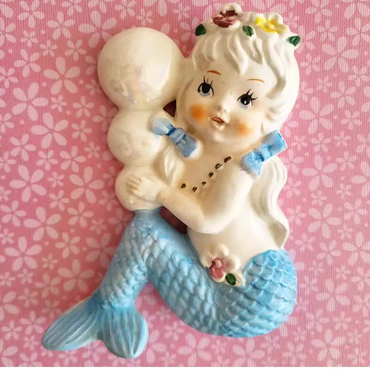 Vintage Large Tilso Mermaid- READ