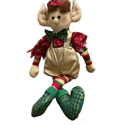 House Sitting Christmas Elf