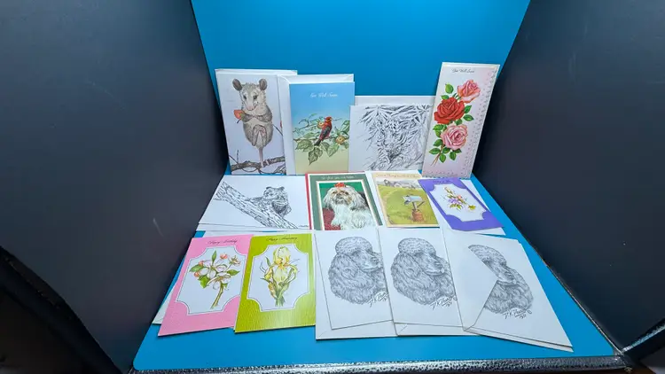 Vintage Lot Of 30 Various Unused Greeting Cards #1 ***SEE PHOTOS***