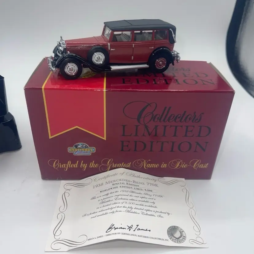 Matchbox Model Of Yesteryear 1938 Mercedes  Benz 770K COA