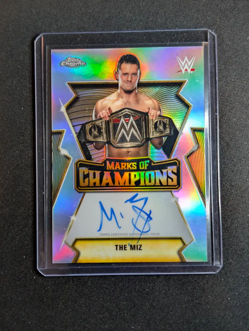The Miz 2026 Topps Chrome WWE Refractor Marks of Champions #MOC-TM - (A) - Smackdown