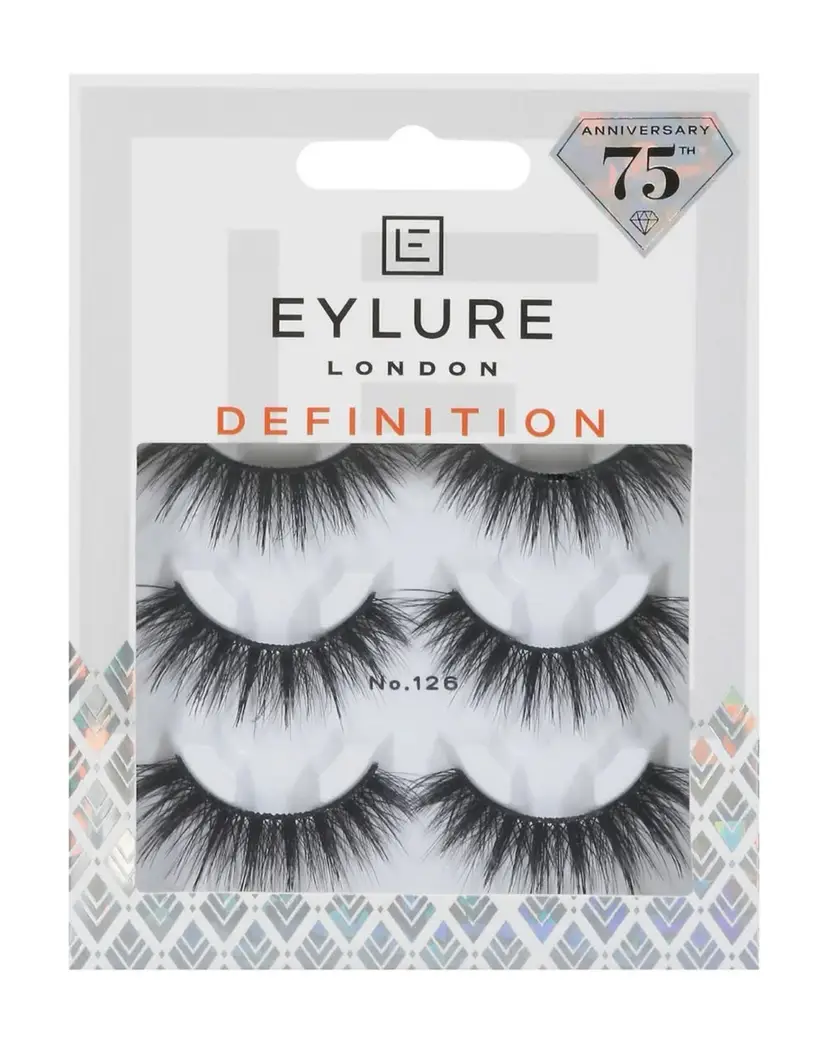 Eylure 75th Anniversary Definition Lashes No.126 Set New