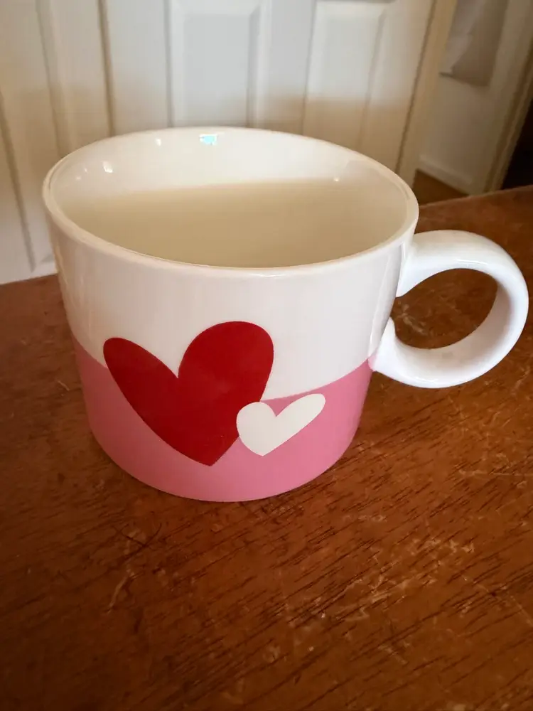 Valentines Heart Starbucks Mug