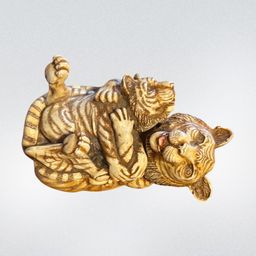 1993 HARMONY KINGDOM Tigers Trinket Box