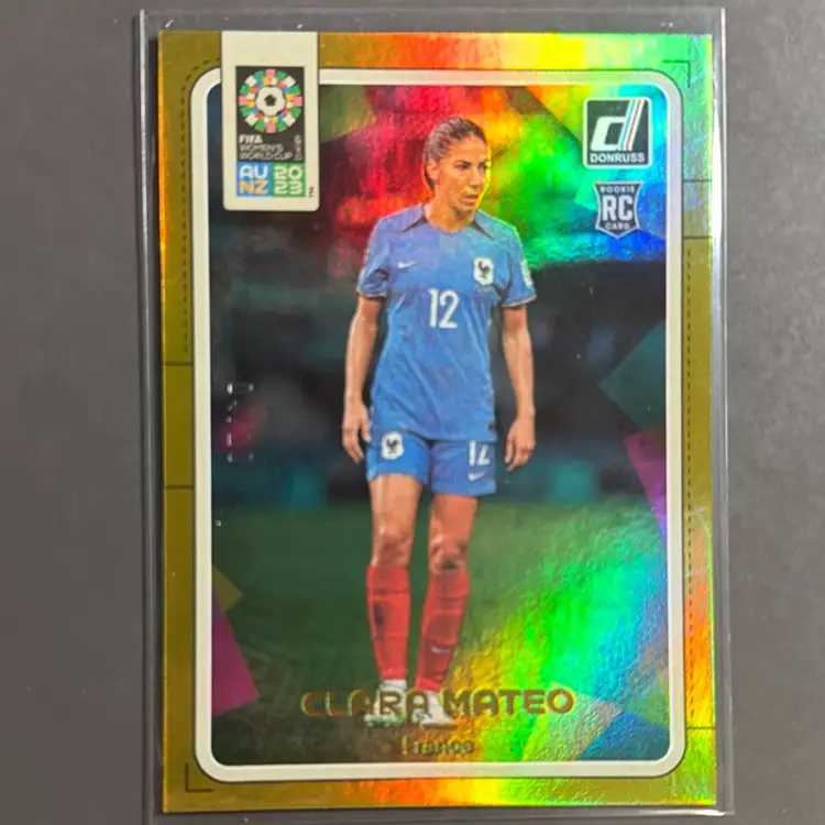 Clara Mateo Lot - Donruss Women’s World Cup 4/10 - Topps Chrome 50/99 - France & Paris FC